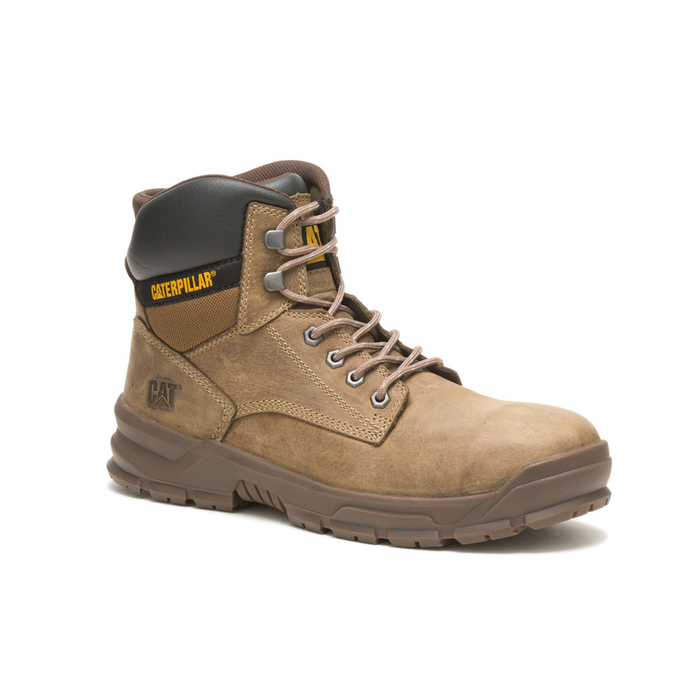 Caterpillar Boots Lahore - Caterpillar Mobilize Alloy Toe Mens Ankle Boots Khaki (497208-HCD)